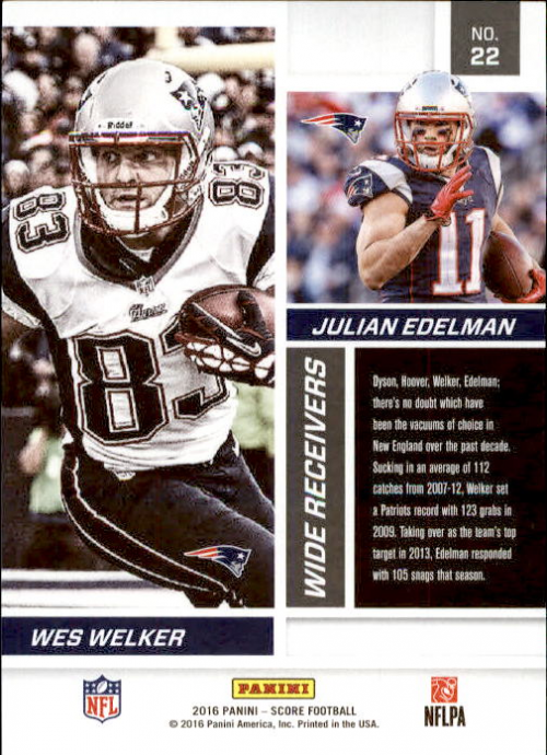 A4270- 2016 Score Football Insert +Parallel Cards1 -You Pick- 15+ FREE US SHIP - Picture 402 of 453
