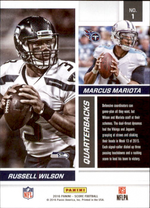 A4270- 2016 Score Football Insert +Parallel Cards1 -You Pick- 15+ FREE US SHIP - Picture 419 of 453