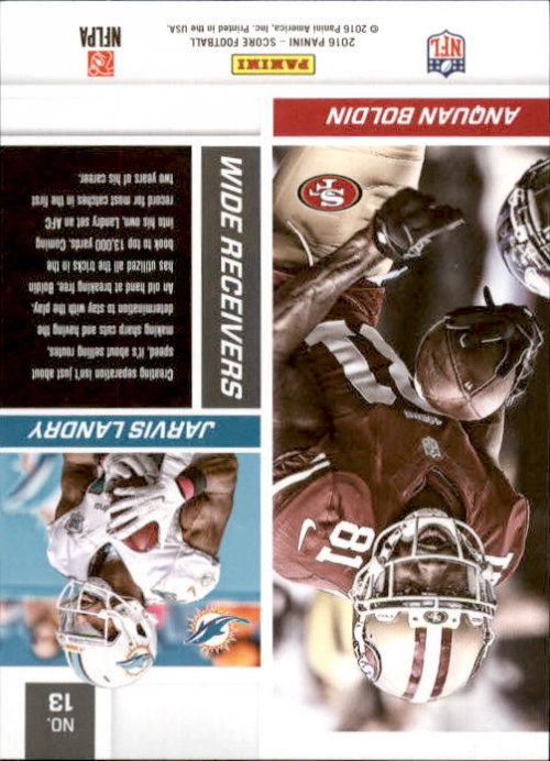 A4270- 2016 Score Football Insert +Parallel Cards1 -You Pick- 15+ FREE US SHIP - Picture 260 of 453