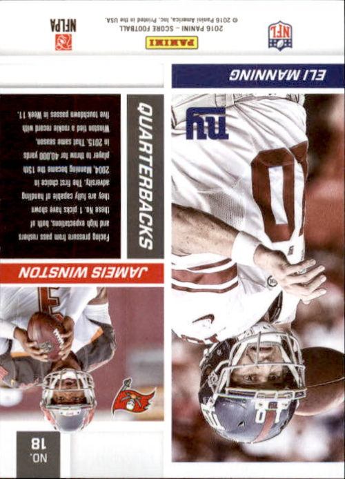 A4270- 2016 Score Football Insert +Parallel Cards1 -You Pick- 15+ FREE US SHIP - Picture 297 of 453