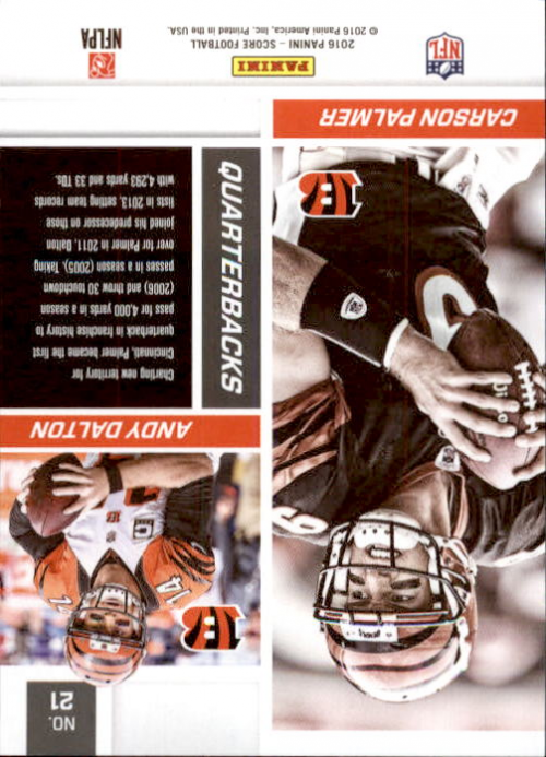 A4270- 2016 Score Football Insert +Parallel Cards1 -You Pick- 15+ FREE US SHIP - Picture 127 of 453