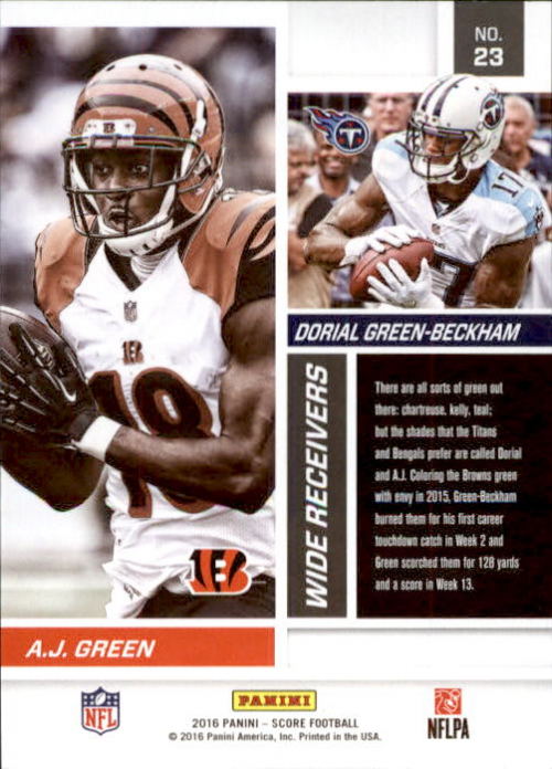 A4270- 2016 Score Football Insert +Parallel Cards1 -You Pick- 15+ FREE US SHIP - Picture 162 of 453