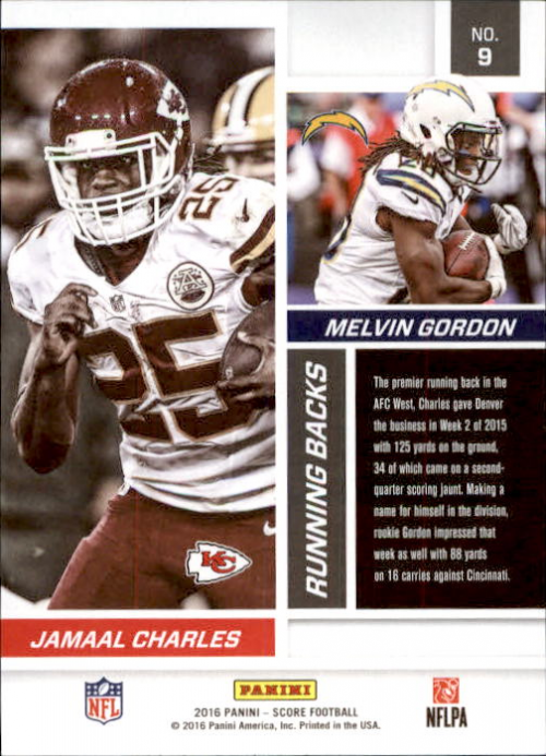 A4270- 2016 Score Football Insert +Parallel Cards1 -You Pick- 15+ FREE US SHIP - Picture 286 of 453