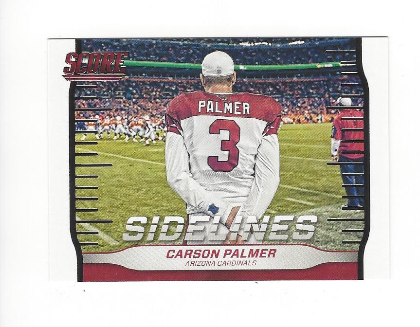2016 Score Sidelines #20 Carson Palmer