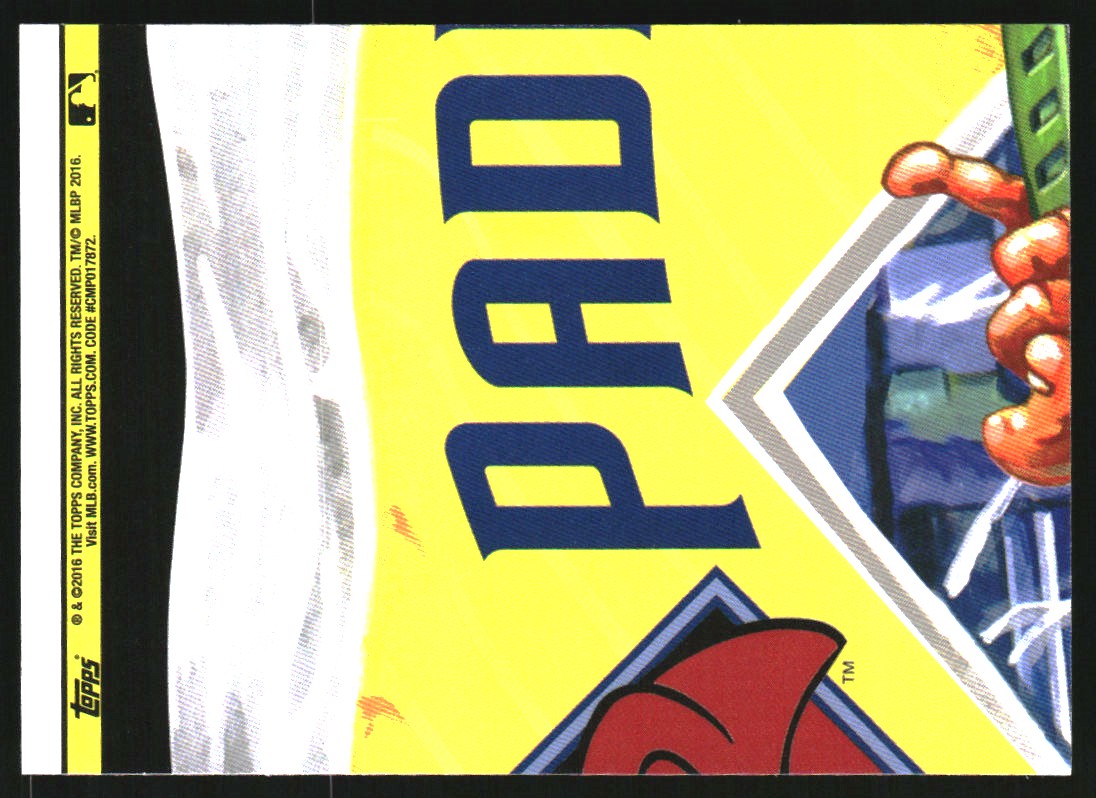 2016 Wacky Packages MLB Silver #74 Cedar Rapids Kernels Popping Corn back image