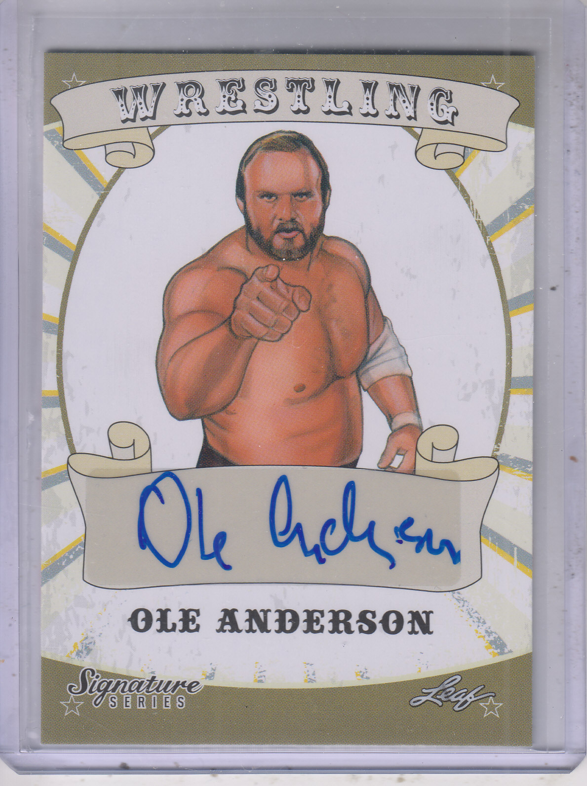 2016 Leaf Signature Series Wrestling #61 Ole Anderson