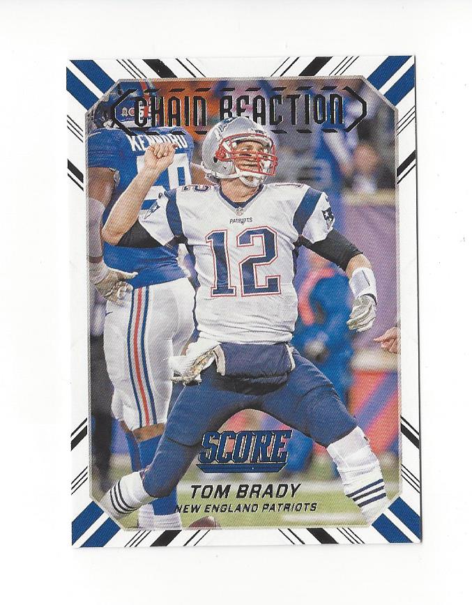2016 Score Chain Reaction #3 Tom Brady