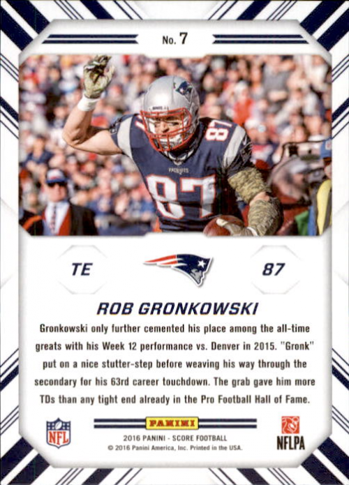 A4270- 2016 Score Football Insert +Parallel Cards1 -You Pick- 15+ FREE US SHIP - Picture 358 of 453