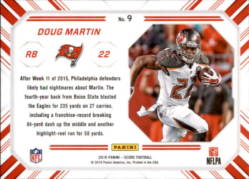 A4270- 2016 Score Football Insert +Parallel Cards1 -You Pick- 15+ FREE US SHIP - Picture 204 of 453