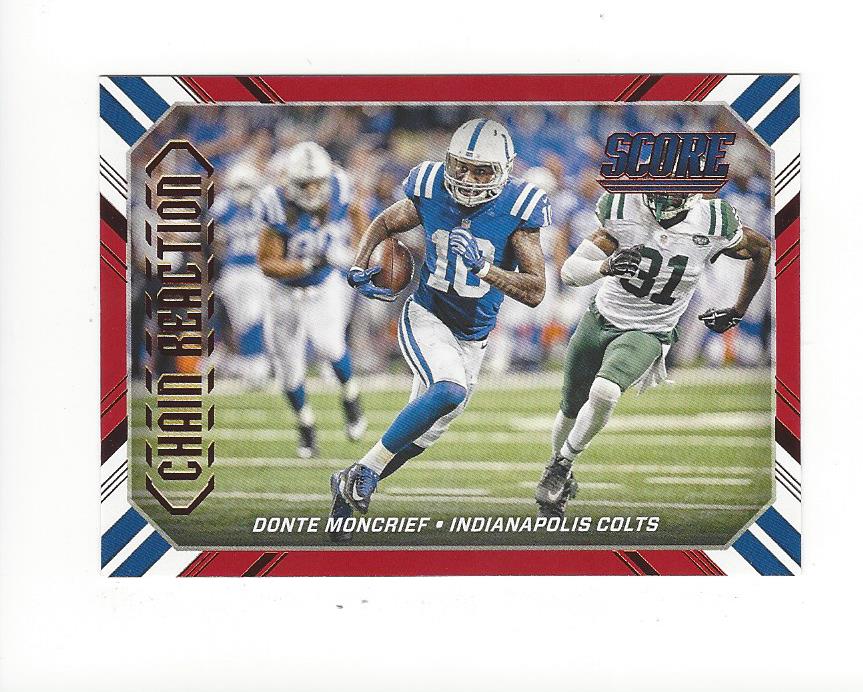 2016 Score Chain Reaction Red #10 Donte Moncrief