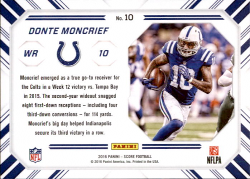 A4270- 2016 Score Football Insert +Parallel Cards1 -You Pick- 15+ FREE US SHIP - Picture 250 of 453