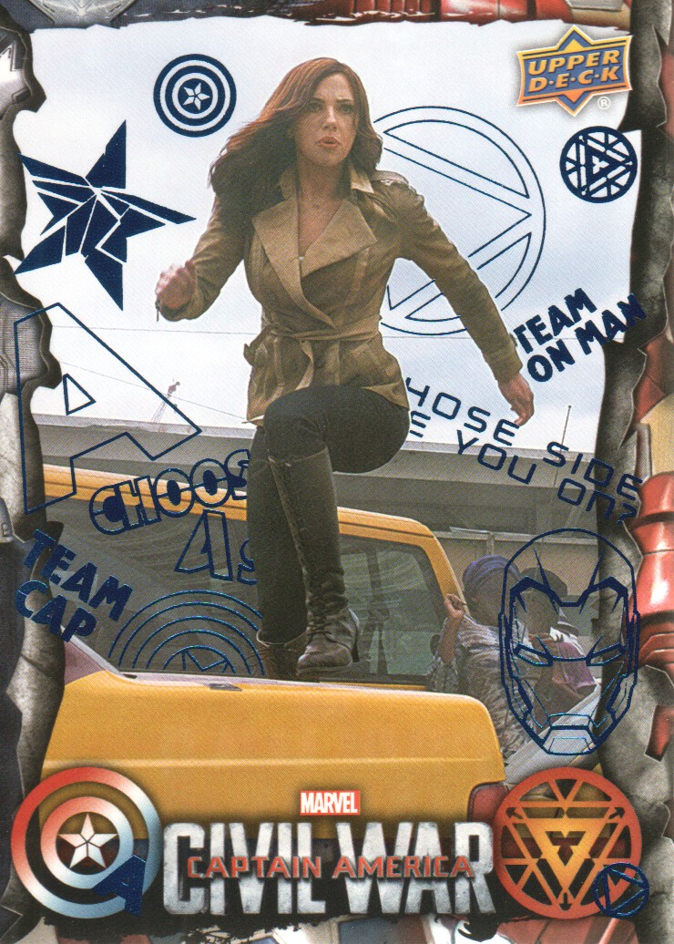 2016 Captain America Civil War Trading Cards Blue Foil: Pick From List - Bild 2 von 71