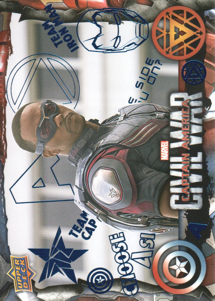 2016 Captain America Civil War Trading Cards Blue Foil: Pick From List - Bild 4 von 71