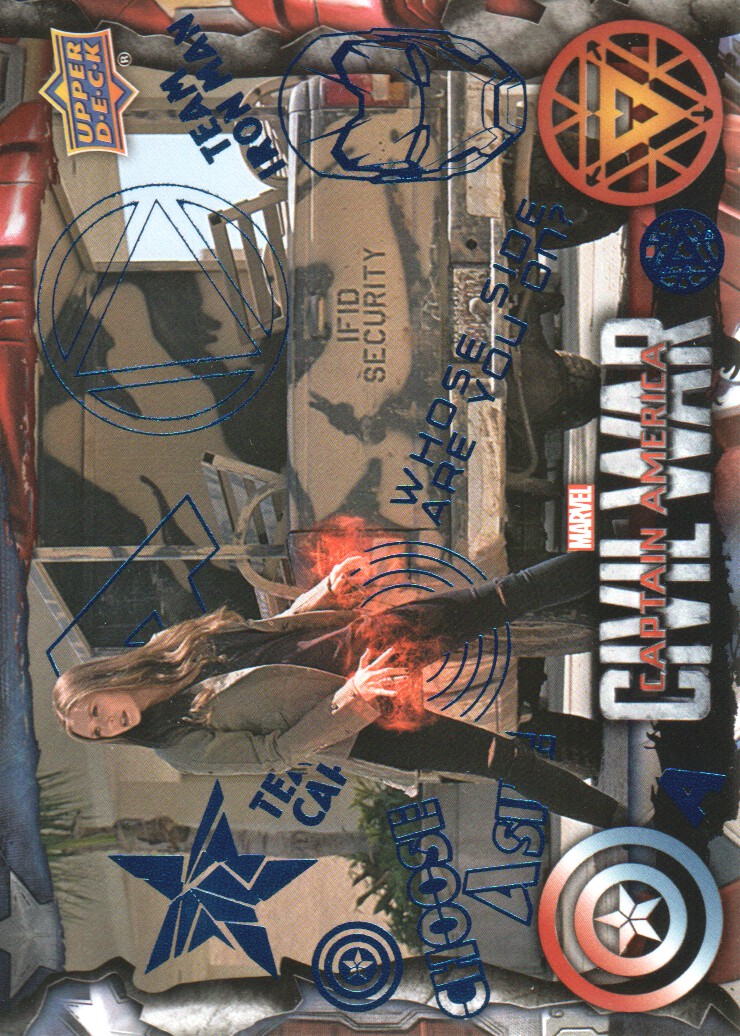 2016 Captain America Civil War Trading Cards Blue Foil: Pick From List - Bild 8 von 71