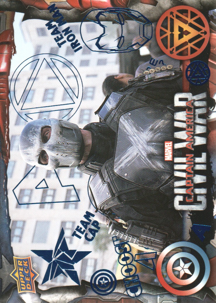 2016 Captain America Civil War Trading Cards Blue Foil: Pick From List - Bild 14 von 71