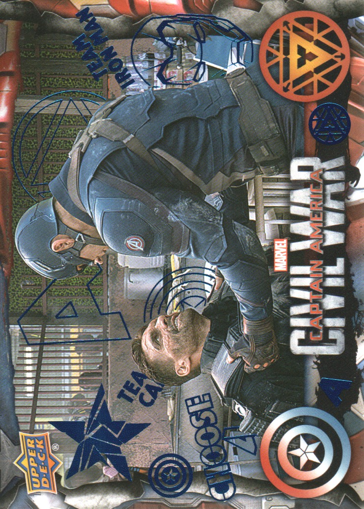 2016 Captain America Civil War Trading Cards Blue Foil: Pick From List - Bild 16 von 71