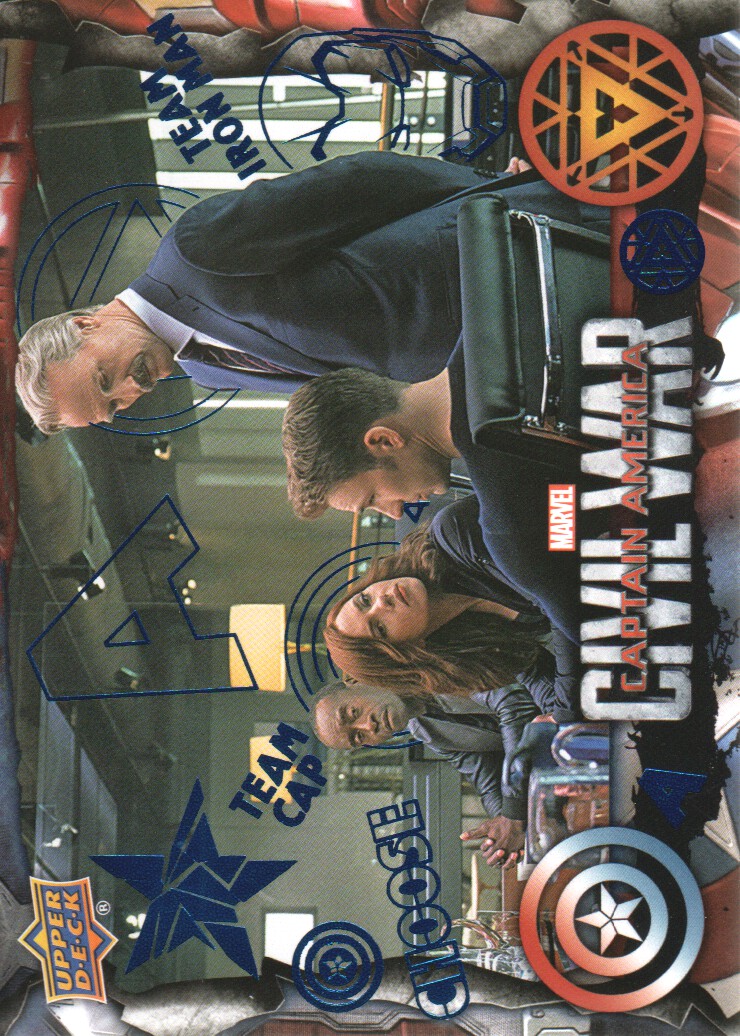 2016 Captain America Civil War Trading Cards Blue Foil: Pick From List - Bild 24 von 71