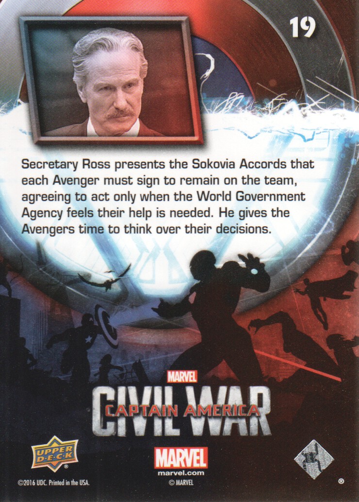 2016 Captain America Civil War Trading Cards Blue Foil: Pick From List - Bild 27 von 71