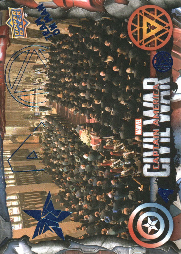 2016 Captain America Civil War Trading Cards Blue Foil: Pick From List - Bild 36 von 71
