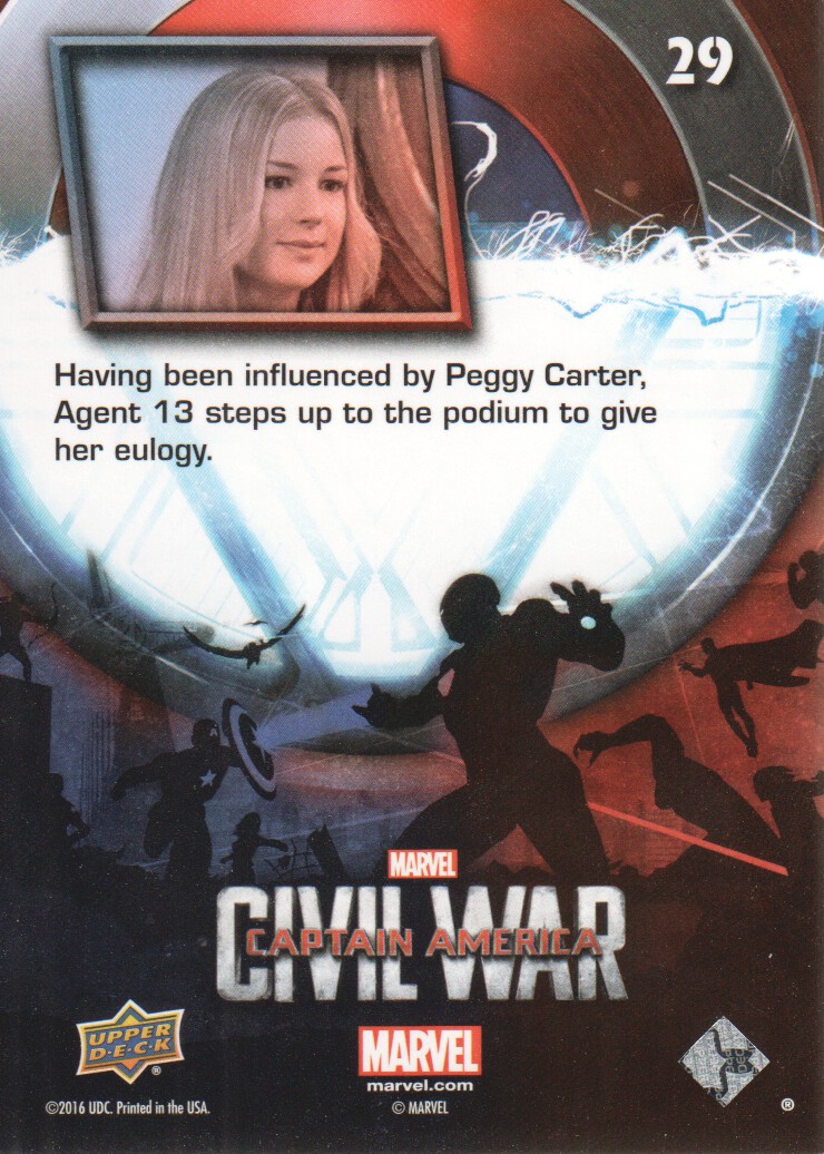 2016 Captain America Civil War Trading Cards Blue Foil: Pick From List - Bild 39 von 71