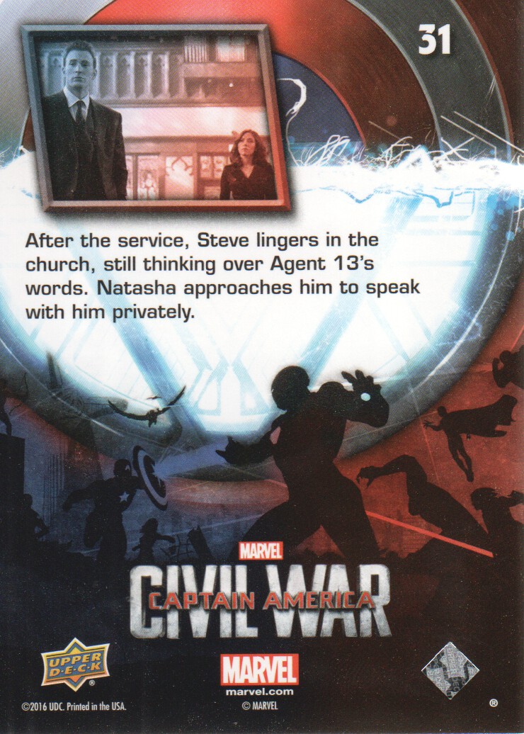 2016 Captain America Civil War Trading Cards Blue Foil: Pick From List - Bild 43 von 71