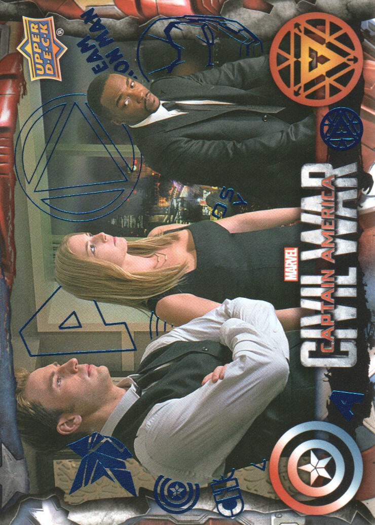 2016 Captain America Civil War Trading Cards Blue Foil: Pick From List - Bild 46 von 71
