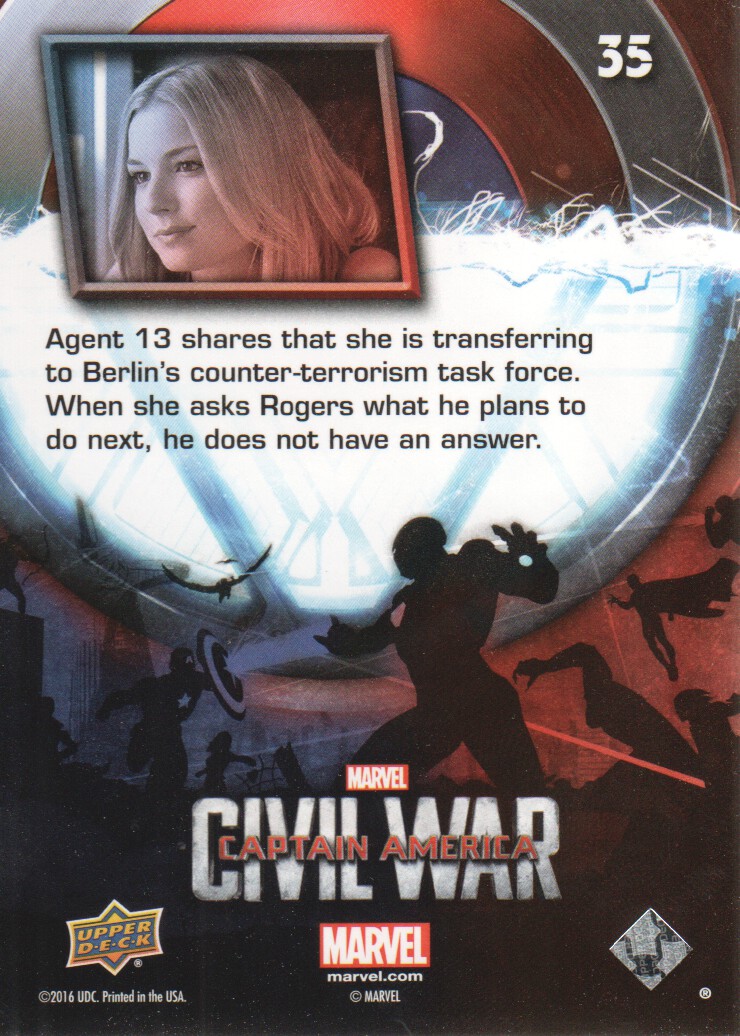 2016 Captain America Civil War Trading Cards Blue Foil: Pick From List - Bild 49 von 71