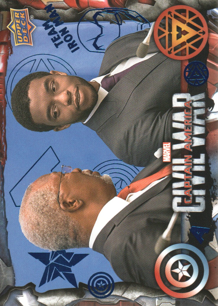 2016 Captain America Civil War Trading Cards Blue Foil: Pick From List - Bild 50 von 71