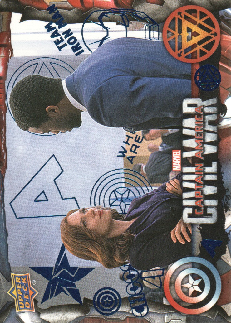 2016 Captain America Civil War Trading Cards Blue Foil: Pick From List - Bild 52 von 71