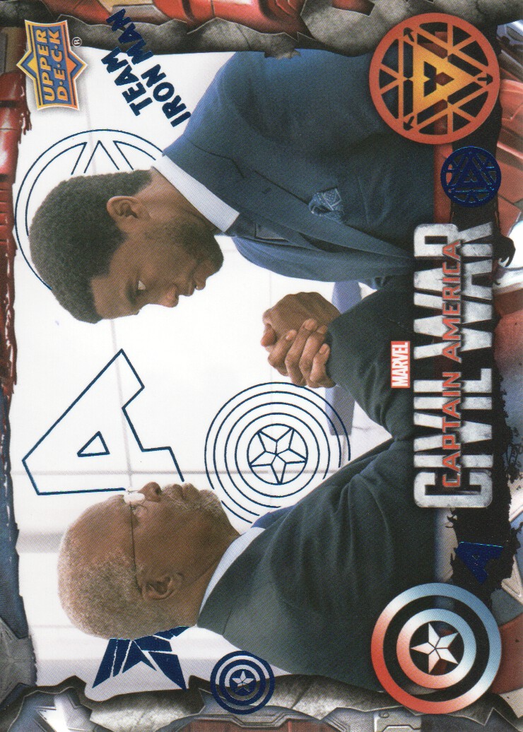 2016 Captain America Civil War Trading Cards Blue Foil: Pick From List - Bild 54 von 71