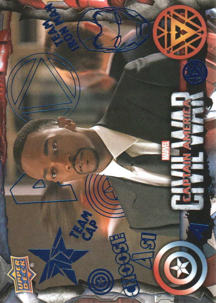 2016 Captain America Civil War Trading Cards Blue Foil: Pick From List - Bild 58 von 71