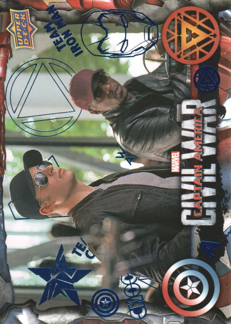 2016 Captain America Civil War Trading Cards Blue Foil: Pick From List - Bild 60 von 71