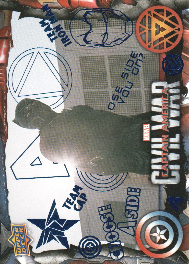 2016 Captain America Civil War Trading Cards Blue Foil: Pick From List - Bild 62 von 71
