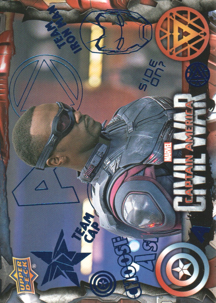 2016 Captain America Civil War Trading Cards Blue Foil: Pick From List - Bild 64 von 71