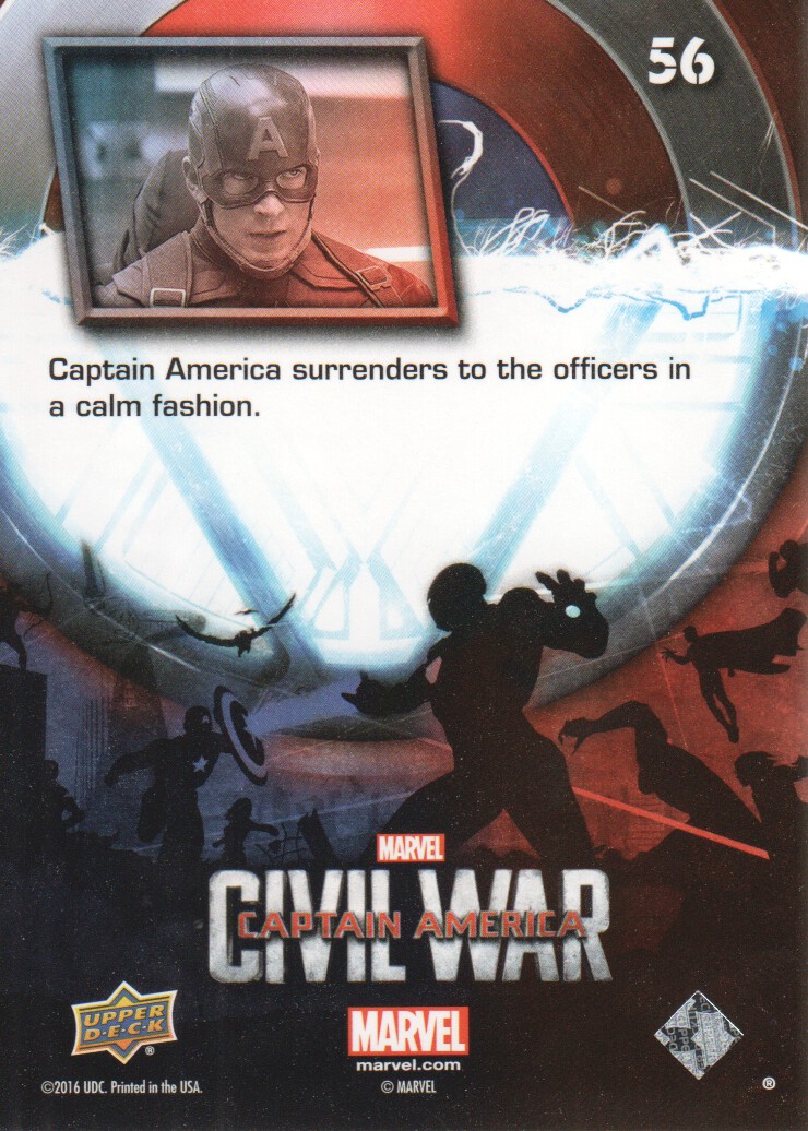 2016 Captain America Civil War Trading Cards Blue Foil: Pick From List - Bild 67 von 71