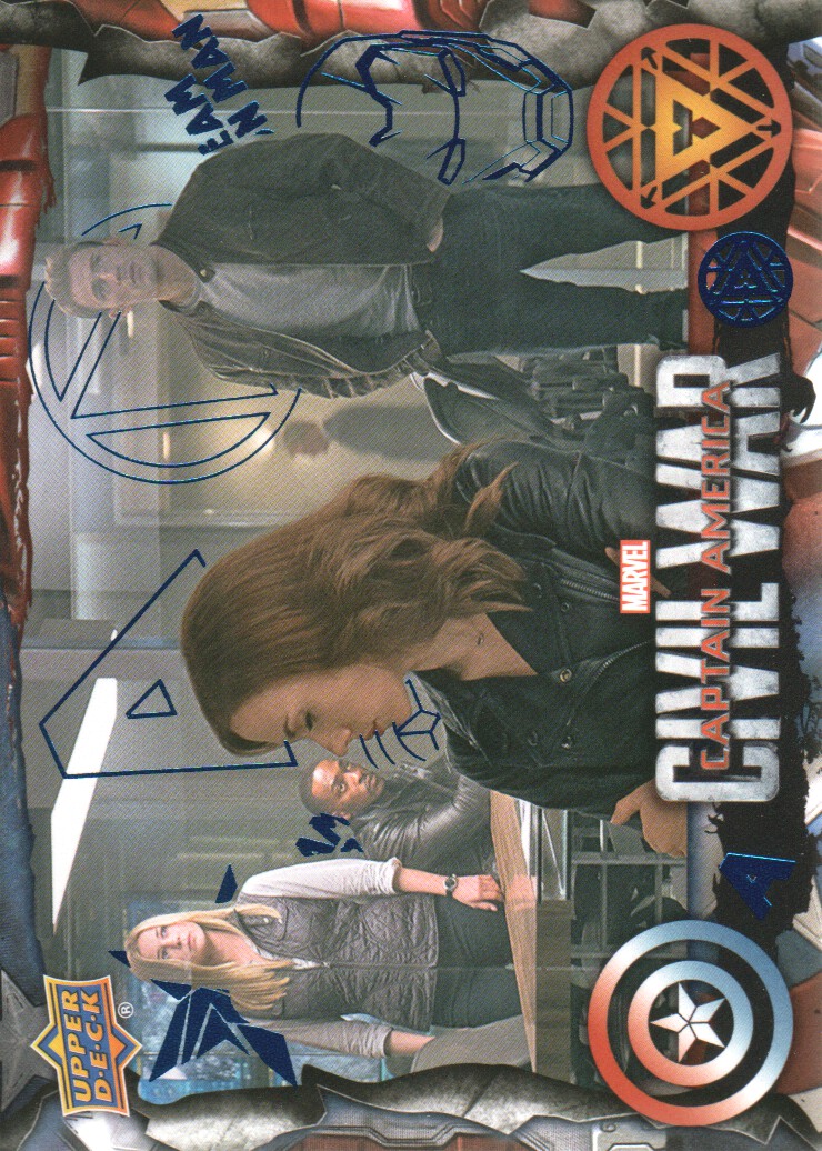 2016 Captain America Civil War Trading Cards Blue Foil: Pick From List - Bild 68 von 71