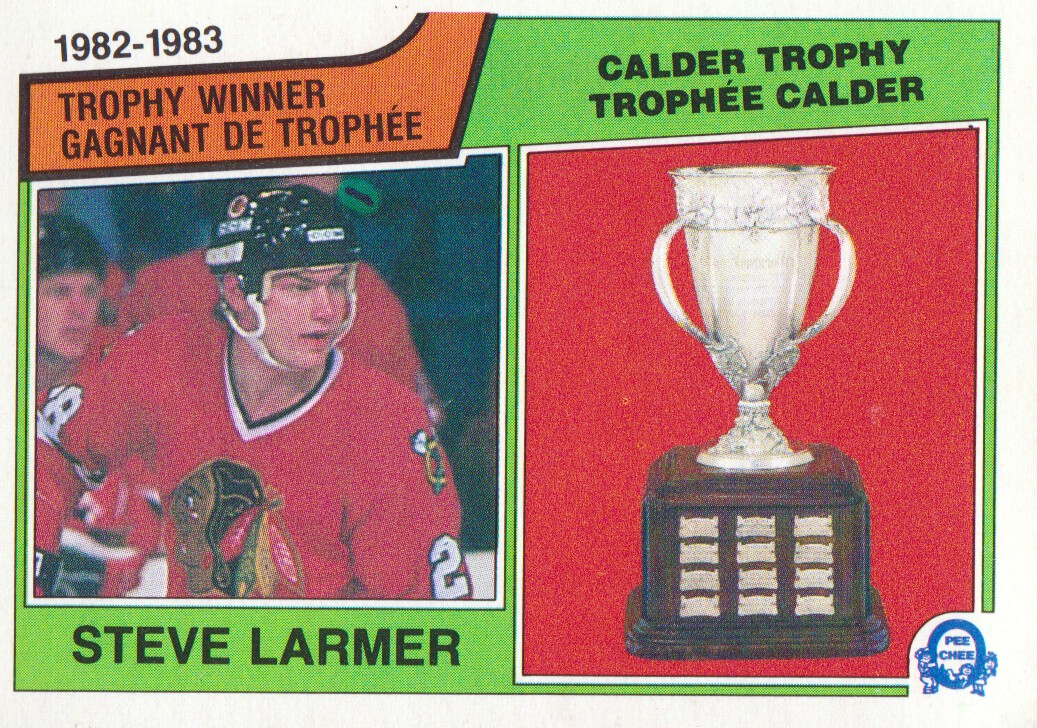 1983-84 O-Pee-Chee #206 Steve Larmer Calder