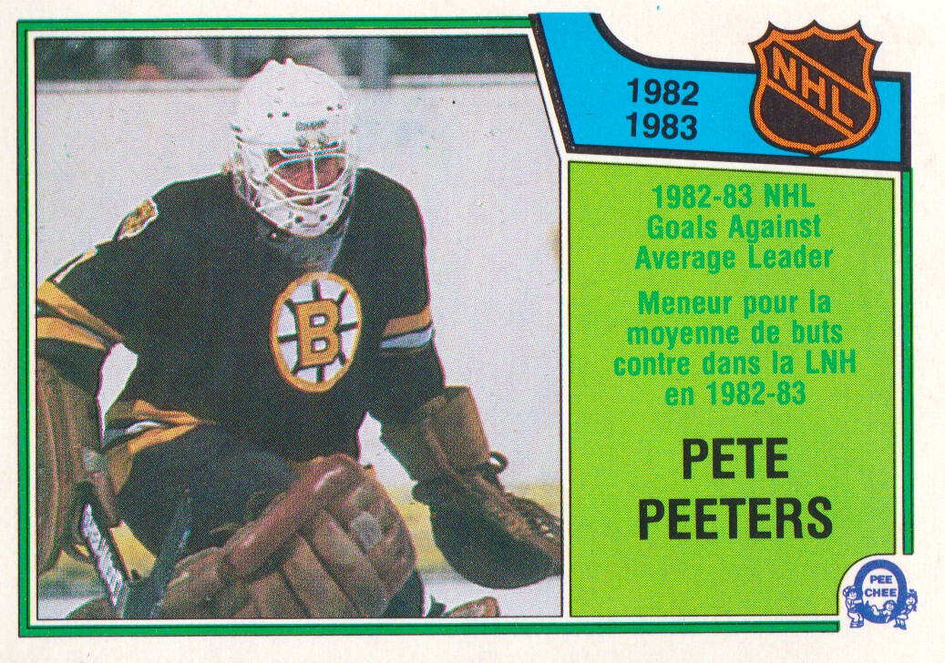 1983-84 O-Pee-Chee #221 Pete Peeters LL