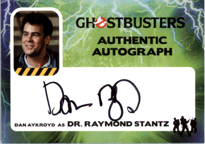 2016 Cryptozoic Ghostbusters Autographs #DA Dan Aykroyd as Dr. Raymond Stantz B