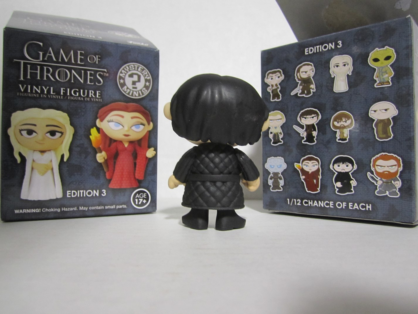 2016 Funko Mystery Minis Game of Thrones Series 3 #NNO Samwell Tarly back image