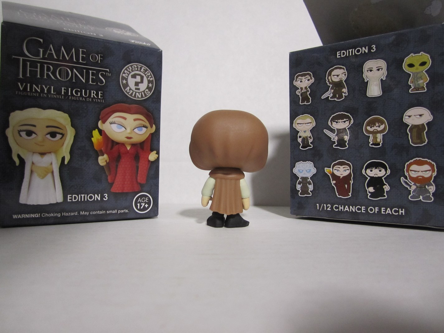 2016 Funko Mystery Minis Game of Thrones Series 3 #NNO Tyrion Lannister (hooded) back image