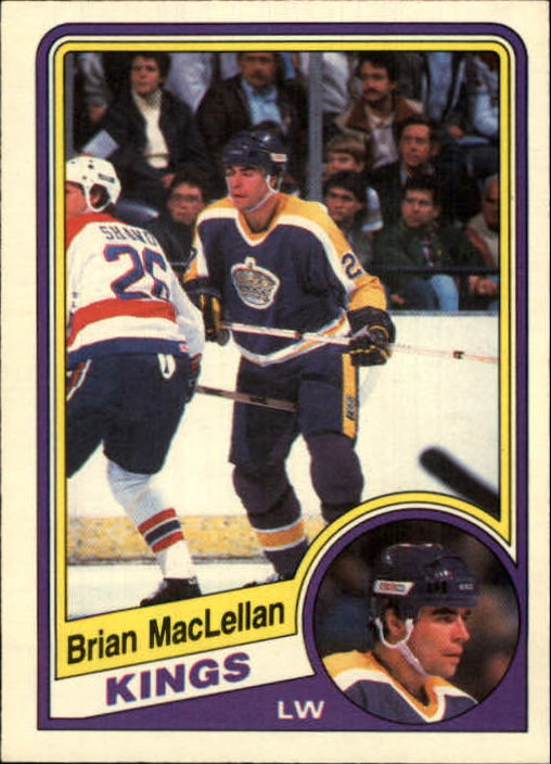 1984-85 O-Pee-Chee #87 Brian MacLellan RC