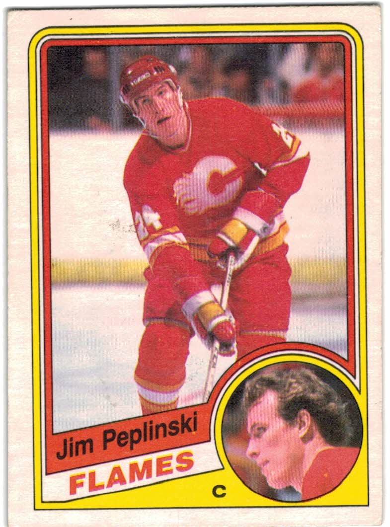 1984-85 O-Pee-Chee #233 Jim Peplinski