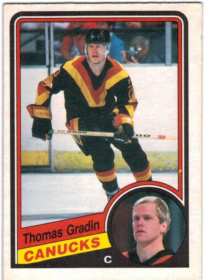 Center Ice Collectibles - Thomas Gradin Hockey Cards