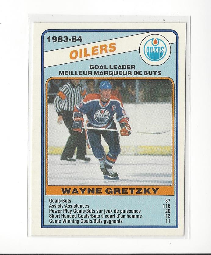1984-85 O-Pee-Chee #357 Wayne Gretzky TL