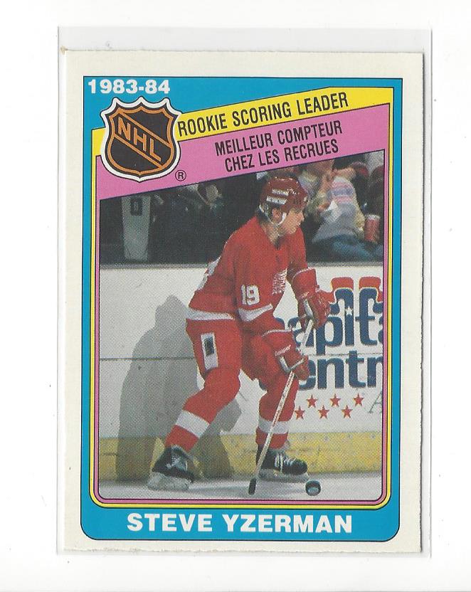 1984-85 O-Pee-Chee #385 Steve Yzerman LL
