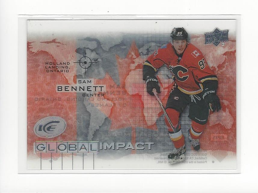 2015-16 Upper Deck Ice Global Impact #GISB Sam Bennett