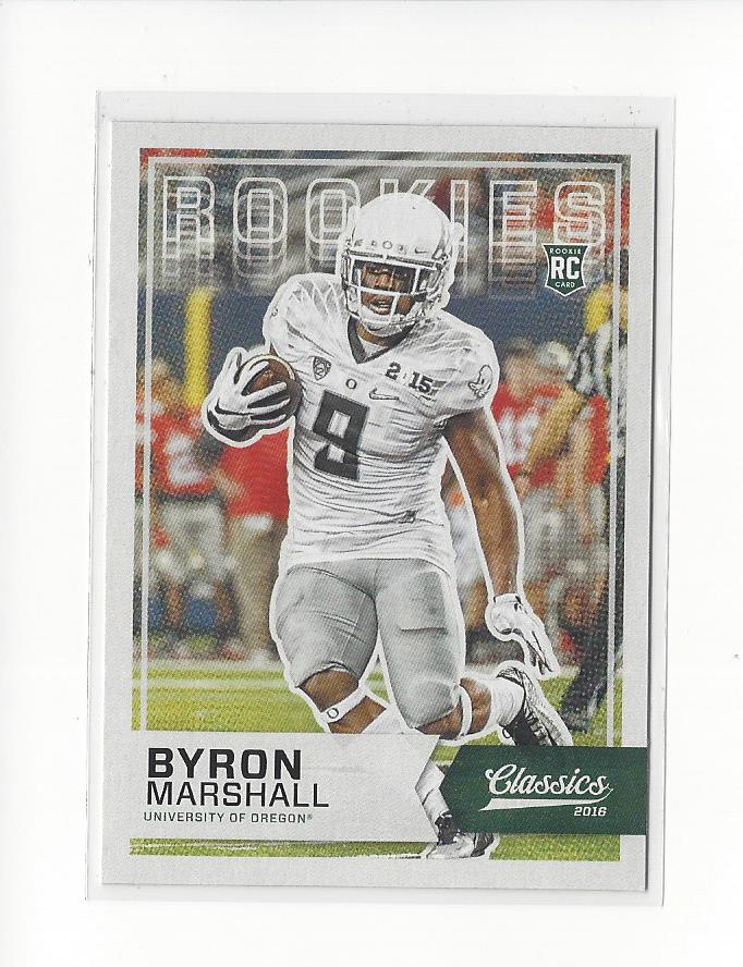 2016 Classics #238 Byron Marshall RC