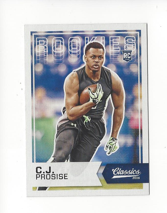 2016 Classics #248 C.J. Prosise RC