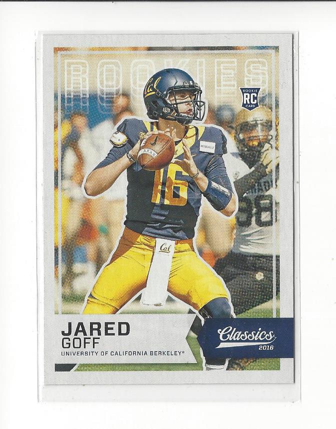 2016 Classics #262A Jared Goff RC